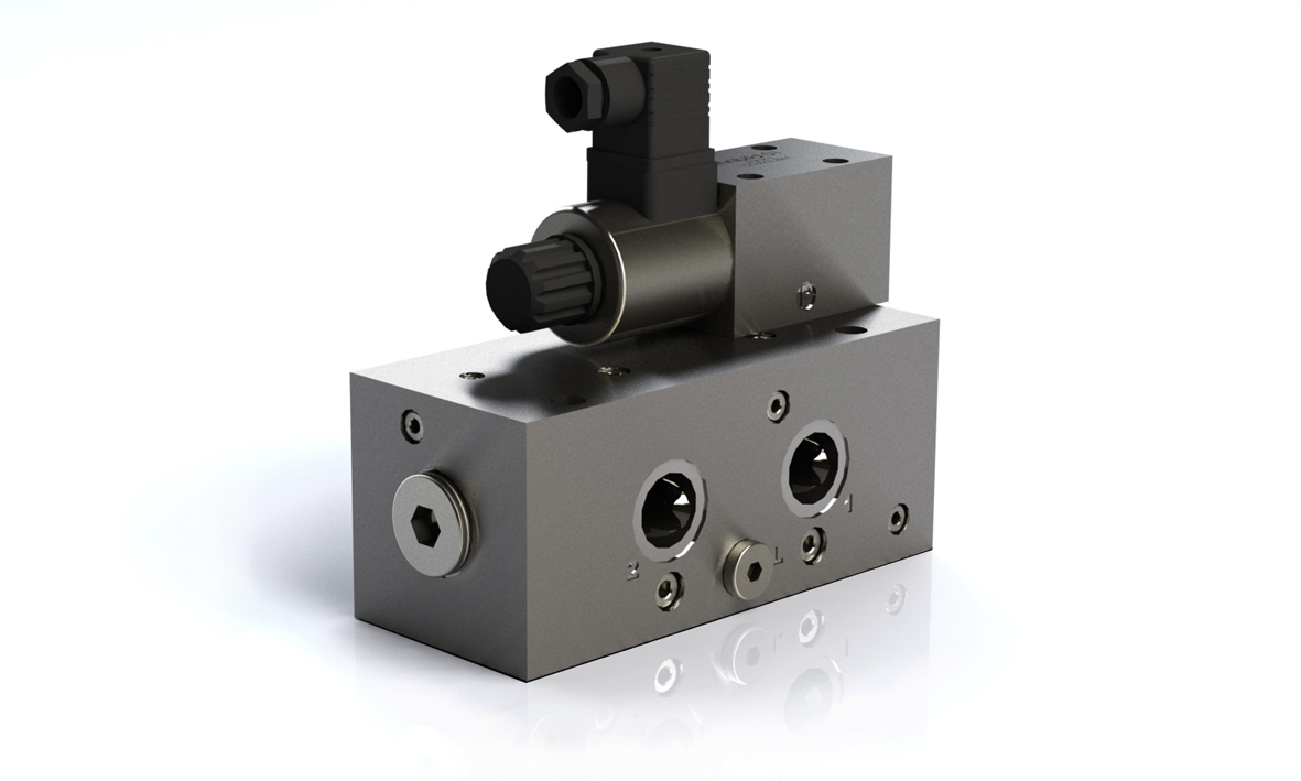 6/2 Wegeventil D62-2M, 250 lpm, elektrisch