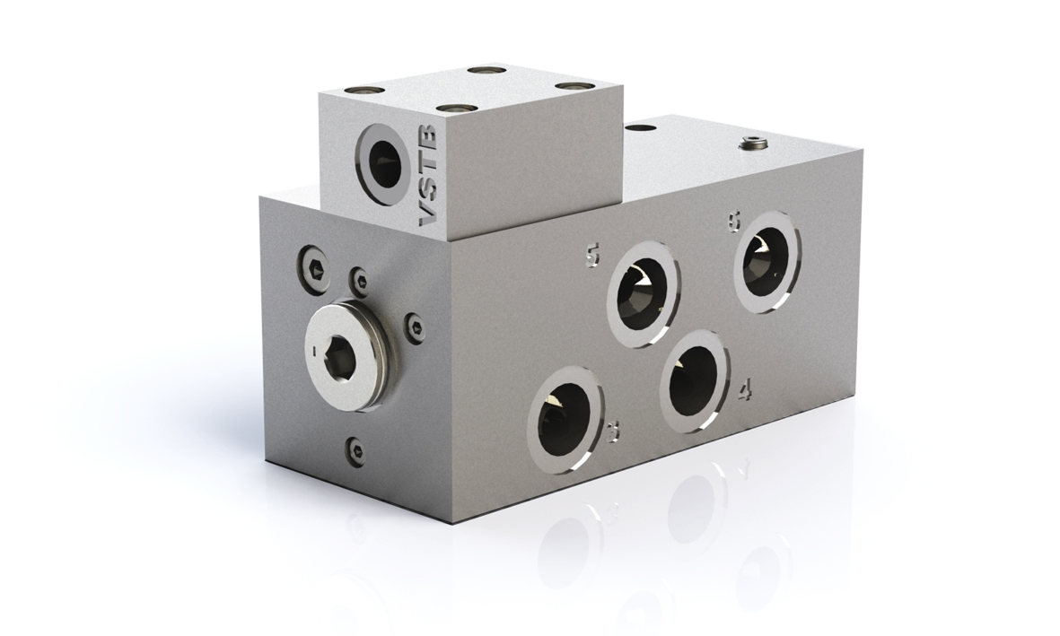 6/2 Wegeventil D62-2S, 150 lpm, hydraulisch